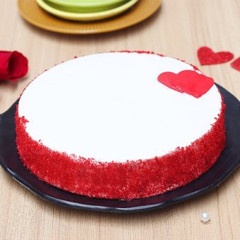 red valvet simple cake